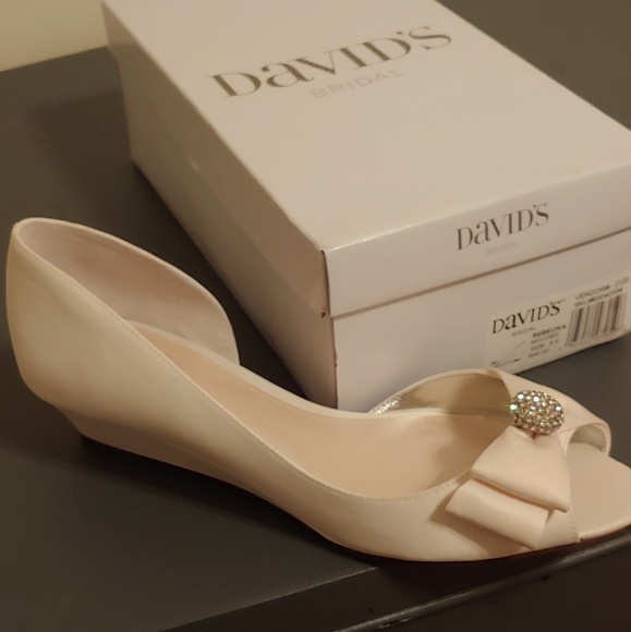 David's Bridal Shoes - David's Bridal Rebecka wedge